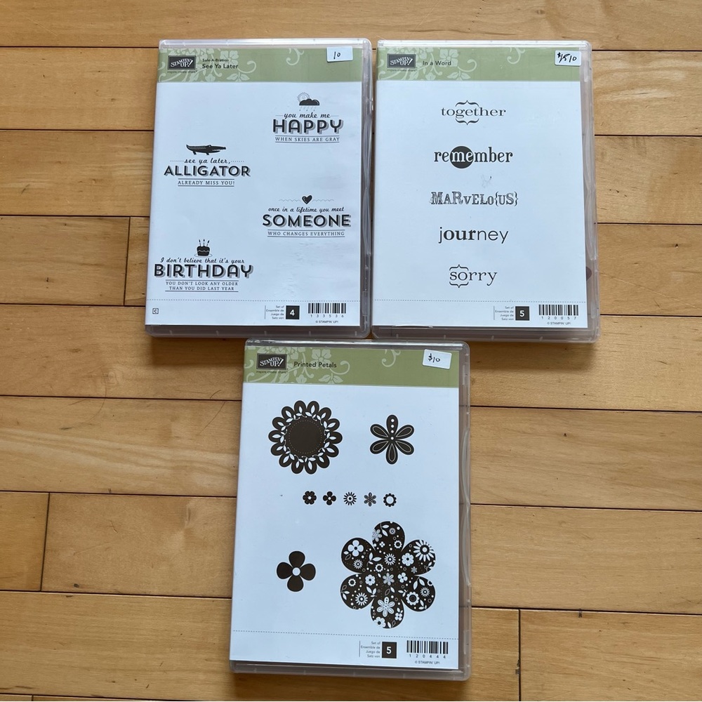 Lot of Stampin’ Up stamp sets